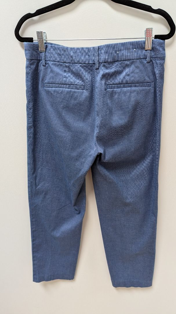 LOFT Blue Printed "Riviera Slim" Pants