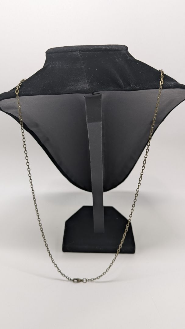 Bronze Purple Crystal Pendant Longline Necklace