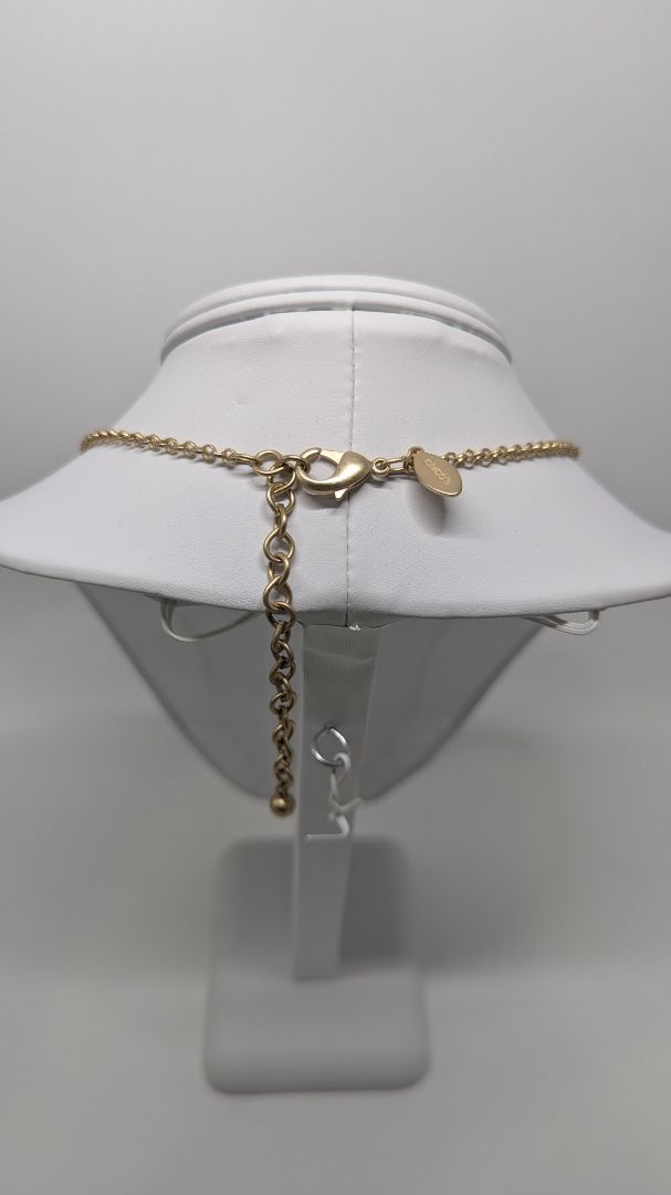 Chico's Two-Tone Rounded Embellishment Necklace