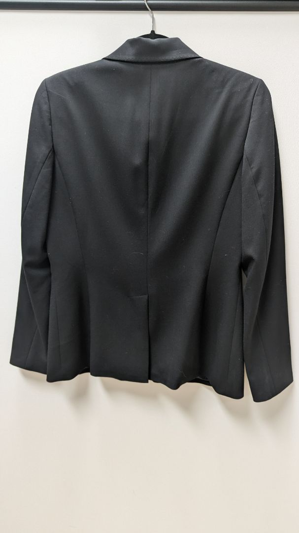 Tahari Black 1-Button Blazer Jacket