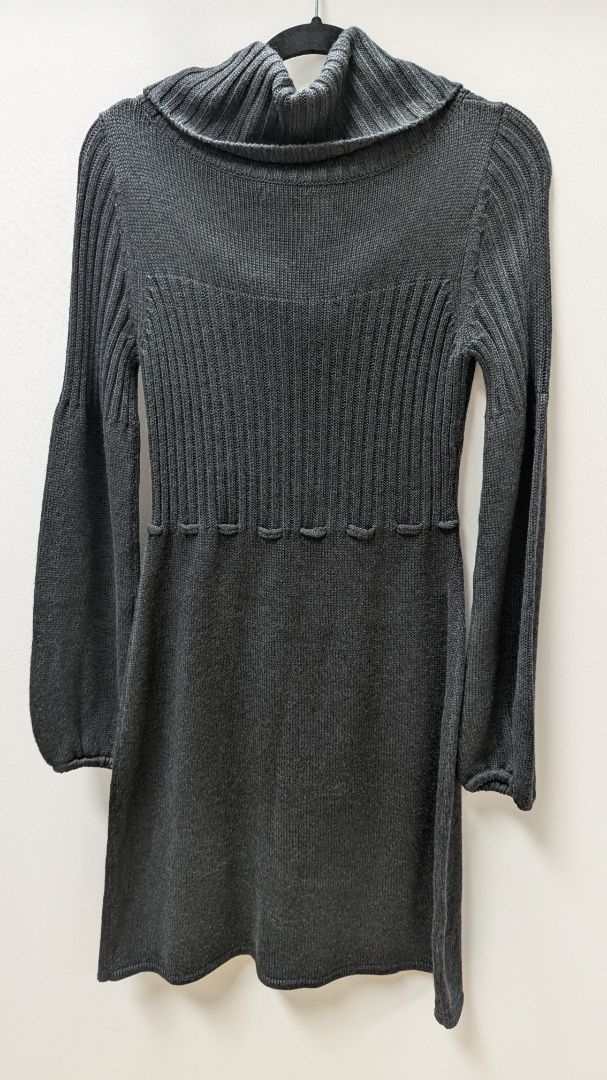 Calvin Klein Dark Grey Turtleneck Sweater Dress