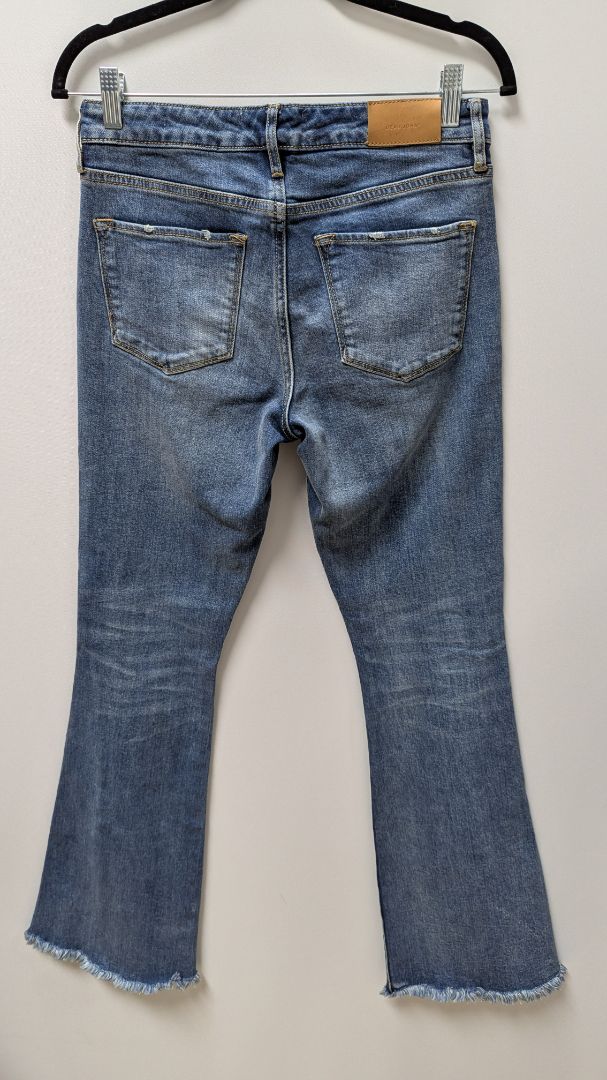 Dear John Light Wash Distressed Rosa Flare Jeans