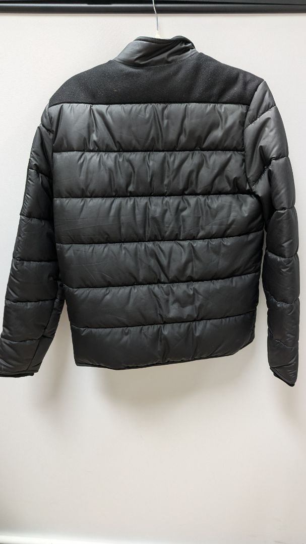 Calvin Klein Black Zippered Quilted Winter Jacket