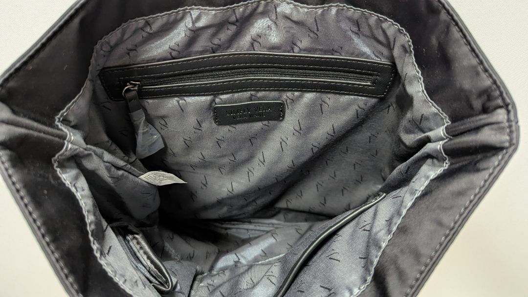 Simply Vera by Vera Wang Black/Gold Tiger Graphic Tote Bag