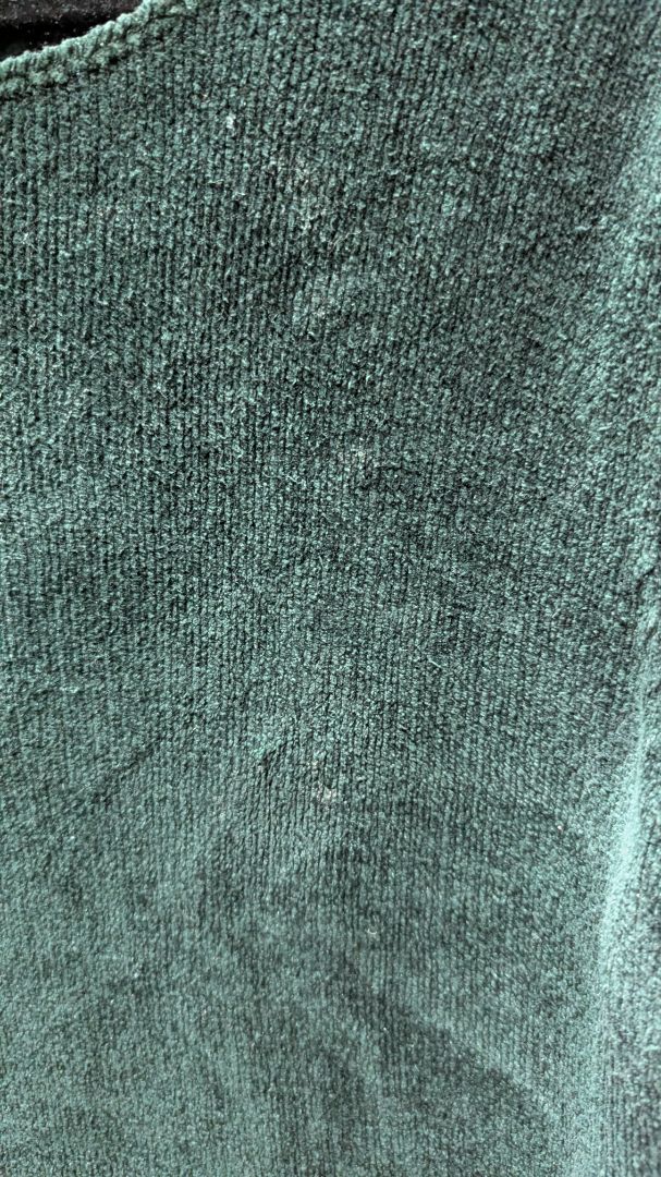 STRADA Dark Green Silk-Blend Knit Sweater