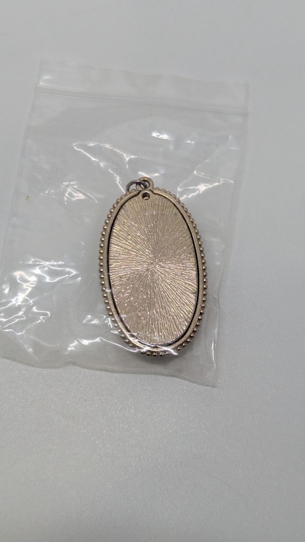 Vintage Gold & Faux Crystal Pendant