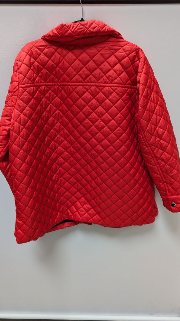 Anne Klein Red Quilted Winter Jacket
