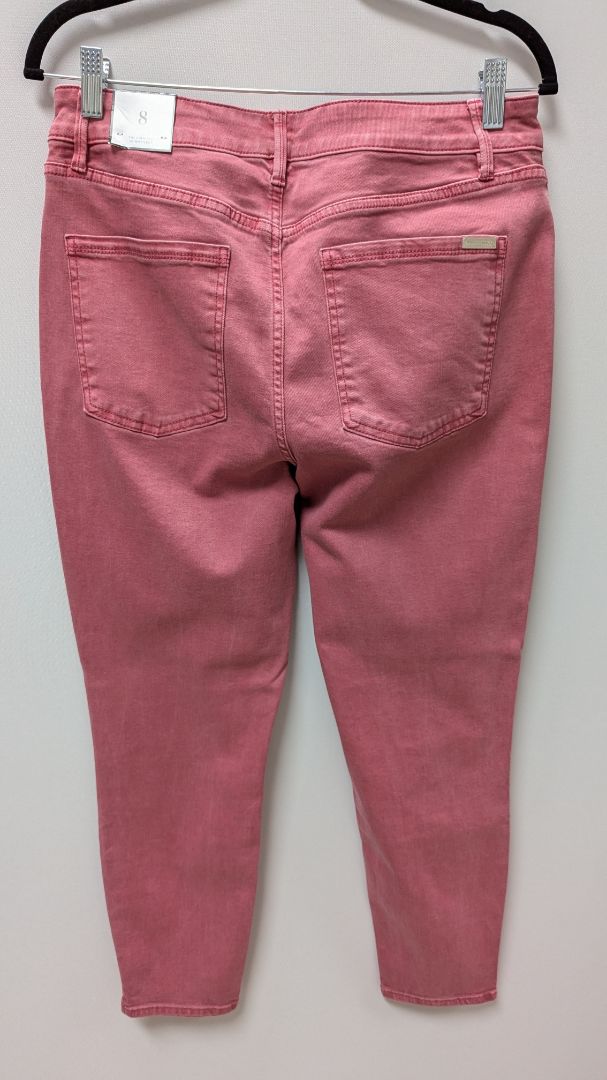 White House Black Market Garden Bloom HR Skinny Crop Jeans