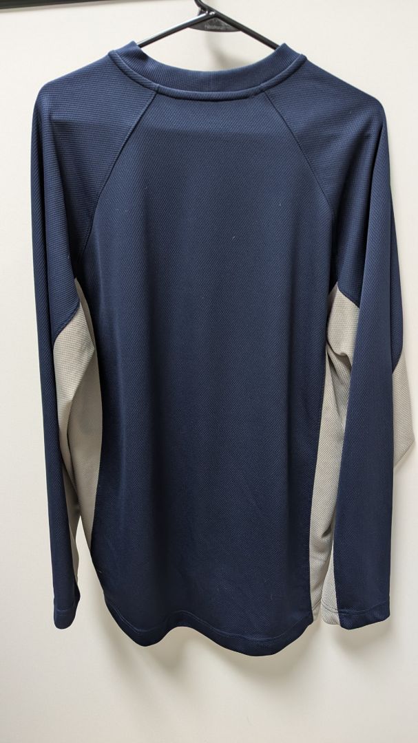 Nike Navy/Grey Split Panel Pullover Sweatshirt
