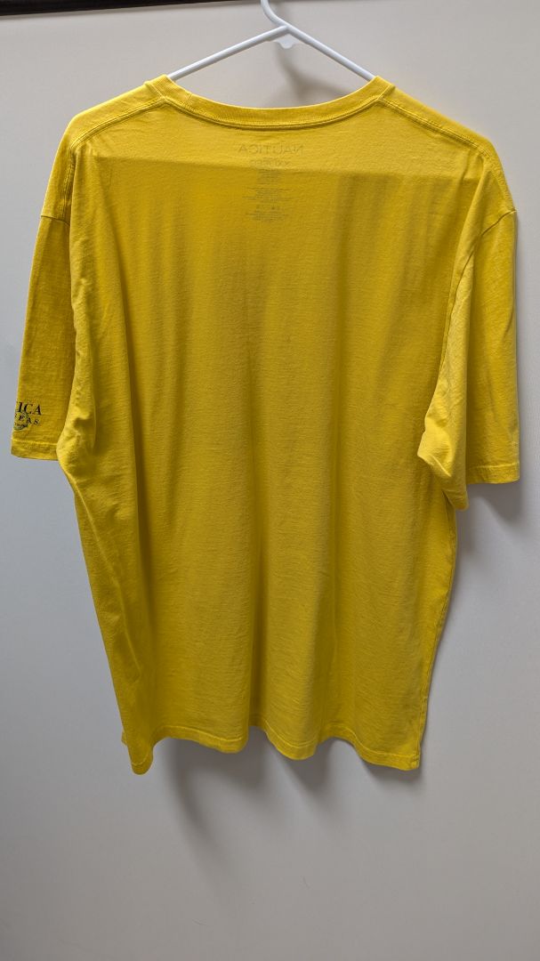 NAUTICA Yellow "Island Hopping" Graphic T-Shirt