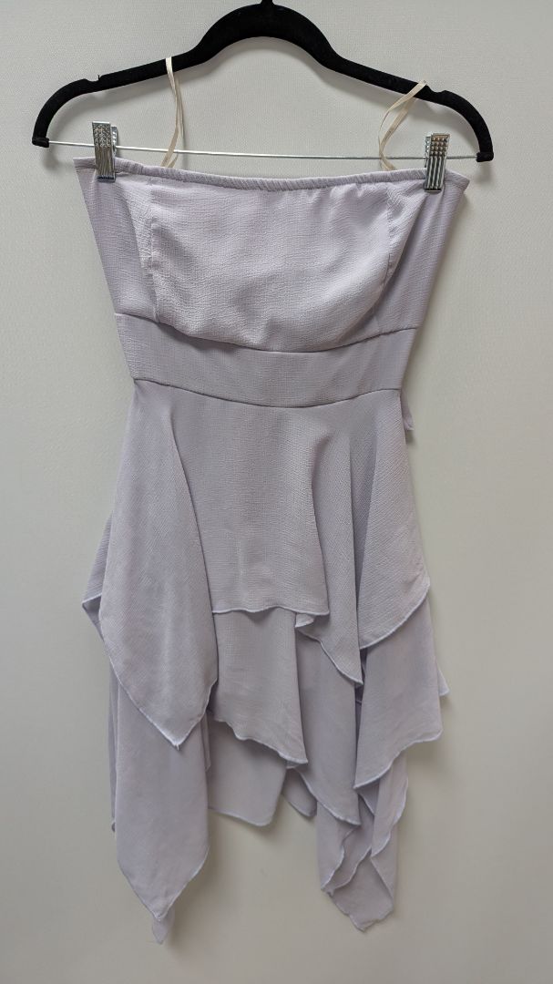 Forever 21 Light Lavender Layered Mesh Fairy Dress Recycled Threads Forever 21 Light Lavender Layered Mesh Fairy Dress Recycled Threads
