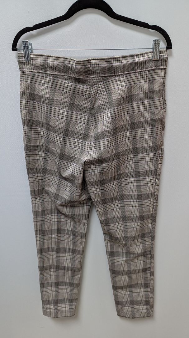 Jules & Leopold Brown Plaid Skinny Leggings