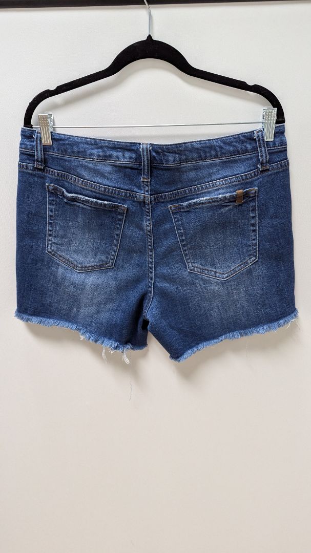 Joe's Medium Wash Raw Hem Denim Shorts