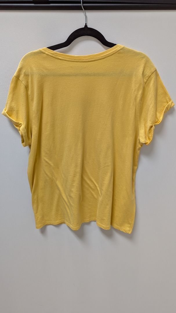 Lucky Brand Yellow "La La Land" Graphic Tee