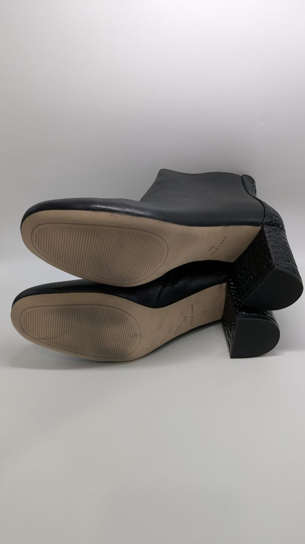 Cole Haan Black Crocodile Nella Bootie