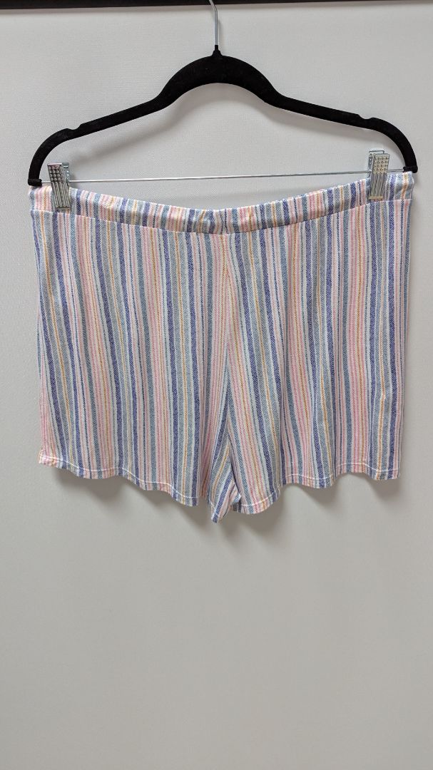 Cuddl Duds Pink/Blue Striped Sleepwear Set