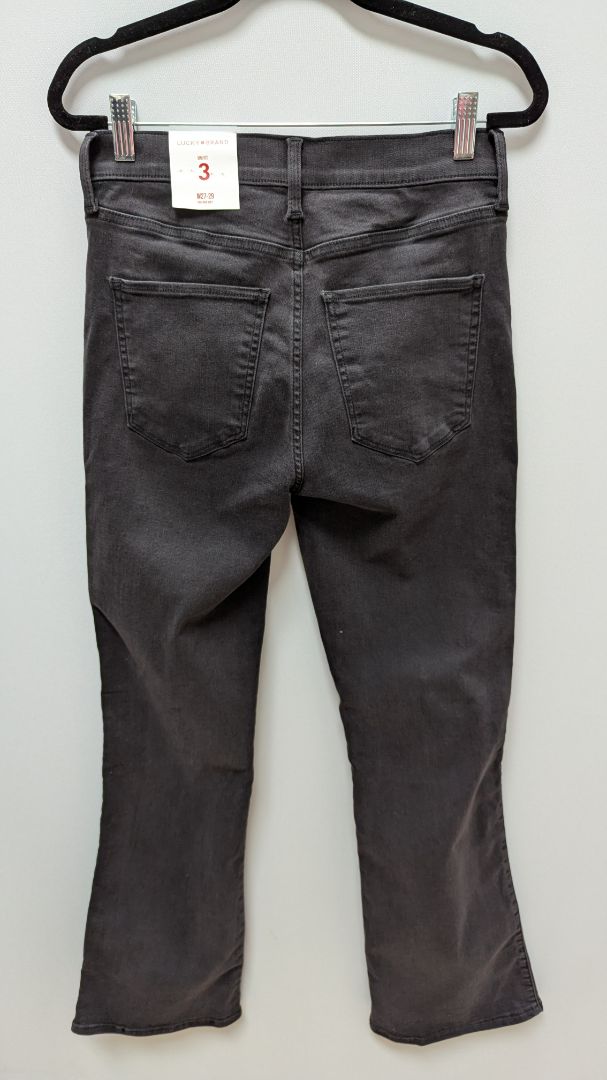 Lucky Brand Faded Black No.3 Uni-Fit High-Rise Bootcut Jeans