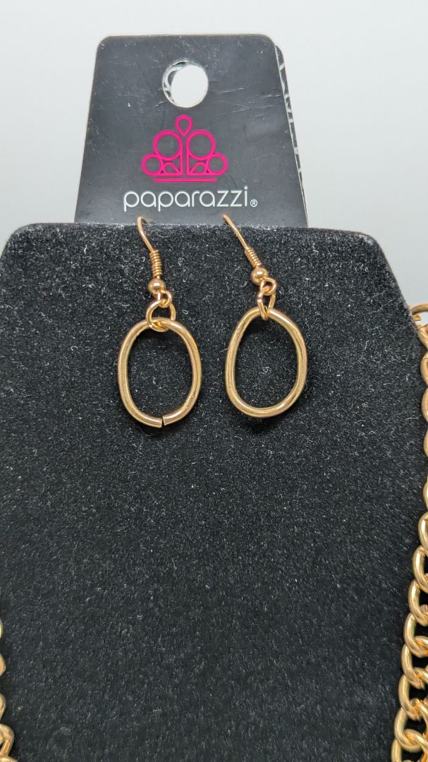 Paparazzi Gold 2-Strand Chain Necklace Set