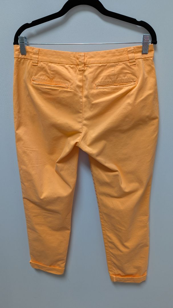 GAP Bright Orange Broken-In Straight Casual Pants