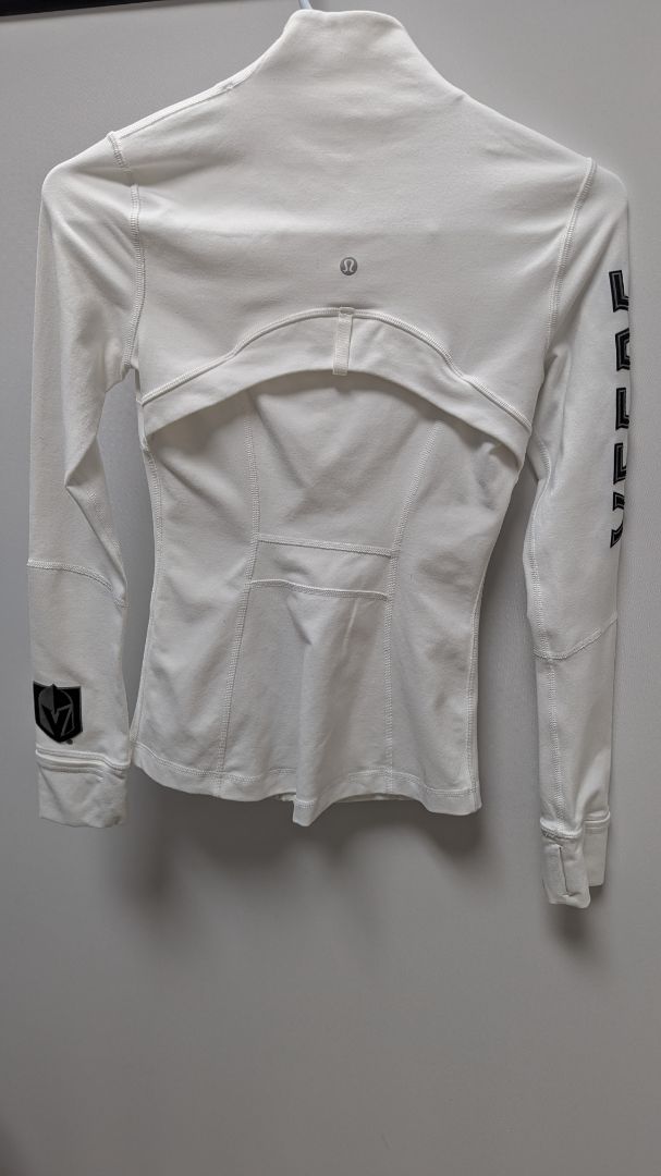 Lululemon White "Vegas Golden Knights" Edition Active Jacket