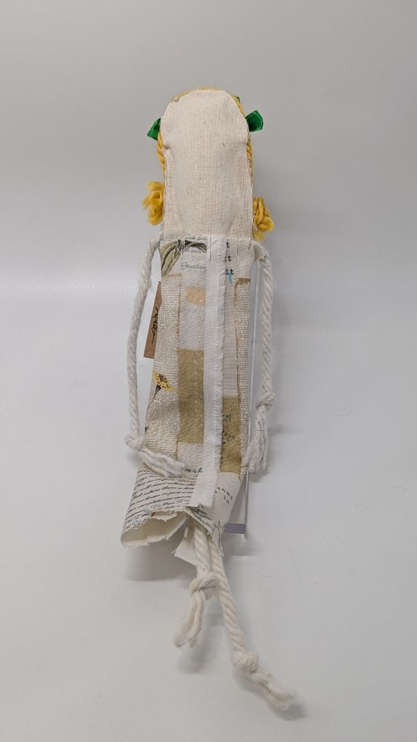 Handmade Harriet Floral Modern Primitive Doll