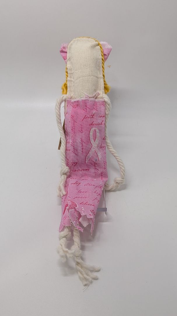 Handmade Winner Winona Breast Cancer Modern Primitive Doll