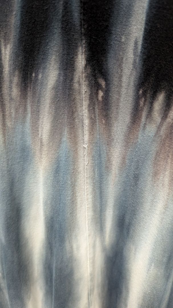 raya sun Grey Tie-Dye Ombre Flared Dress