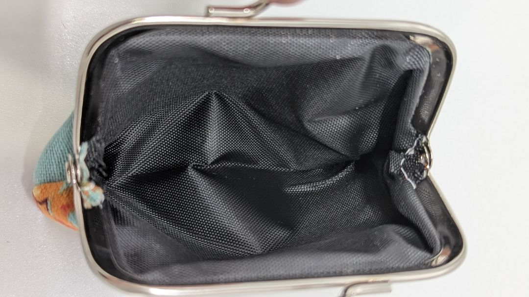 SilTriangle Turquoise Floral Coin Purse Pouch