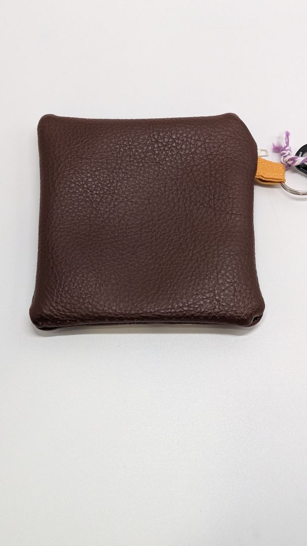 Handmade Brown Pug Poo Waste Bag Holder