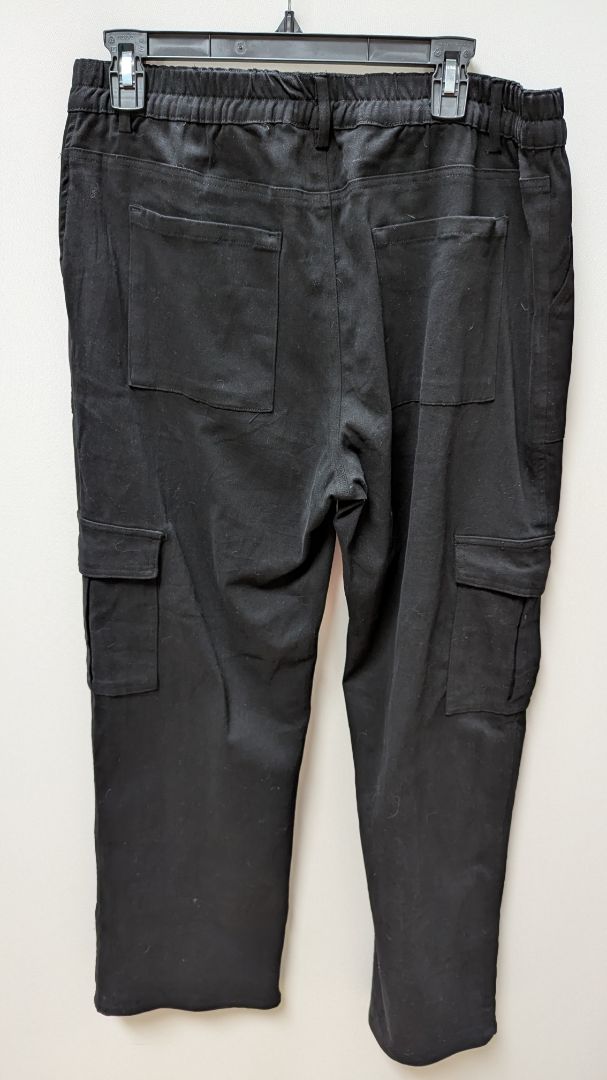 LEPUNUO Black Y2K Casual Cargo Pants