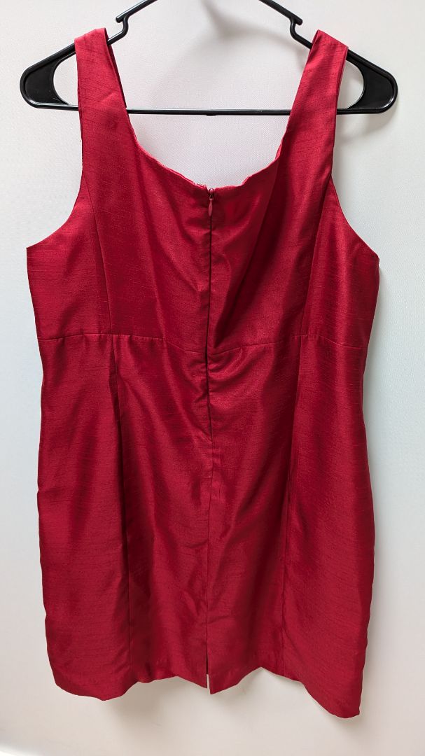 Nicolette Red Sleeveless Cocktail Bodycon Dress