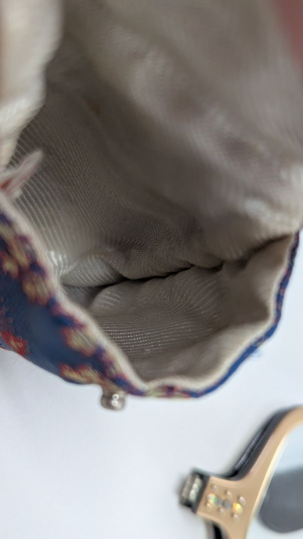 Hong Kong Vintage Light Gold Embellished Folding Reading Glasses