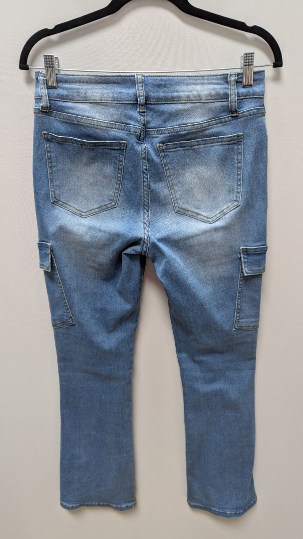 Sexy Fabulous Jeans Light Wash Cargo Jeans