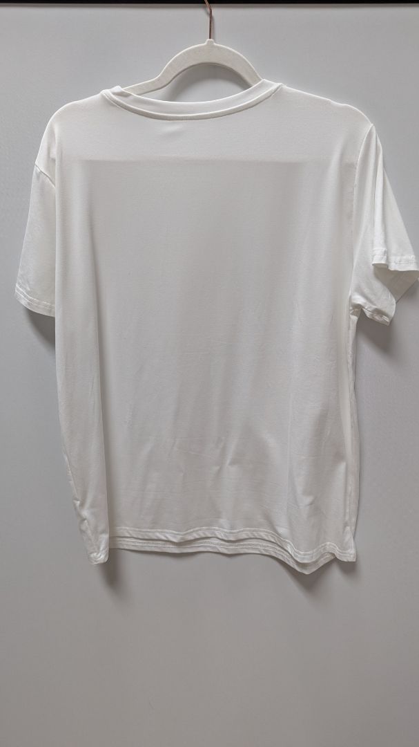White Short-Sleeve Lemon Graphic Tee