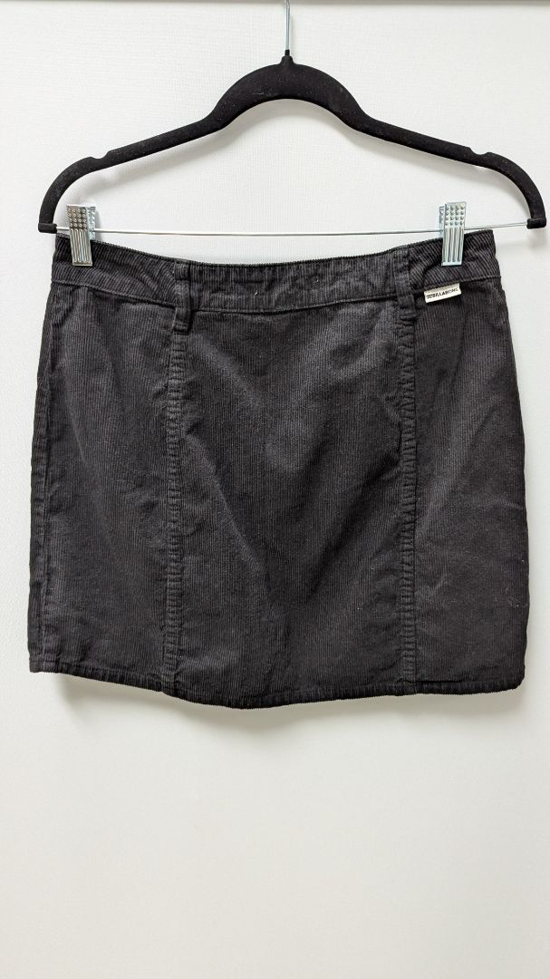 Billabong Black Button-Down Corduroy Skirt
