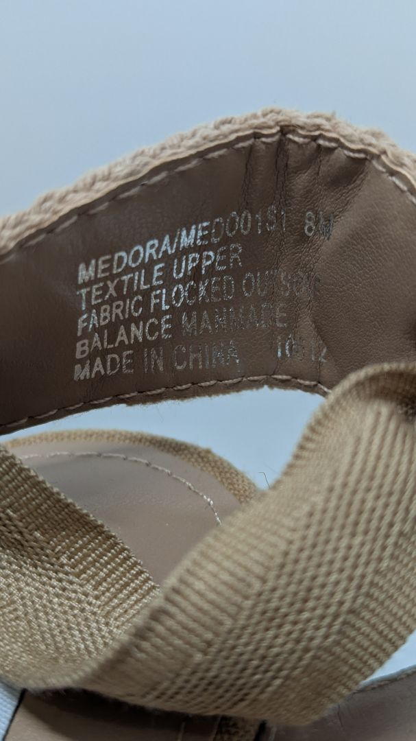 Steve Madden Tan Medora Espadrille Wraparound Sandals