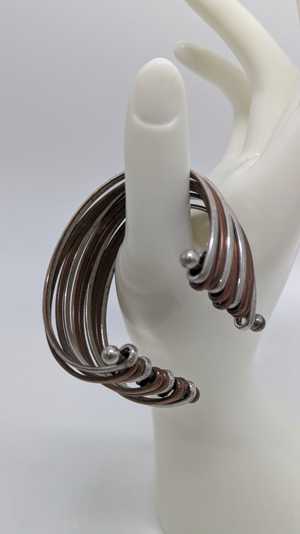 Vintage Mixed Metal Cuff Bracelet