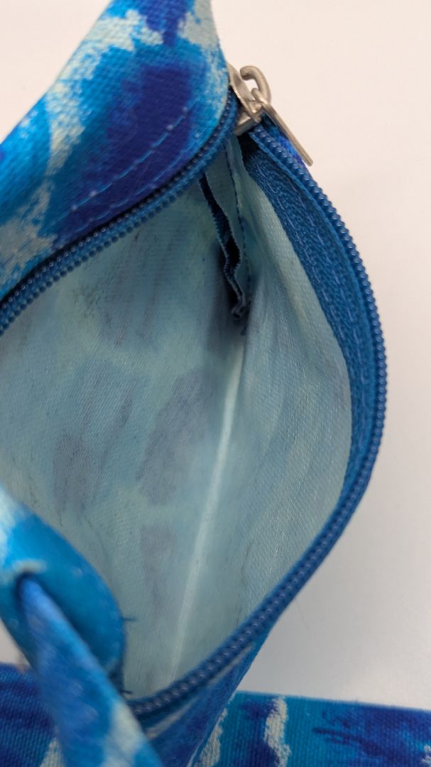 Rima "Jamaica" Blue Tie-Dye Tote Bag & Pouch 2-Piece Set