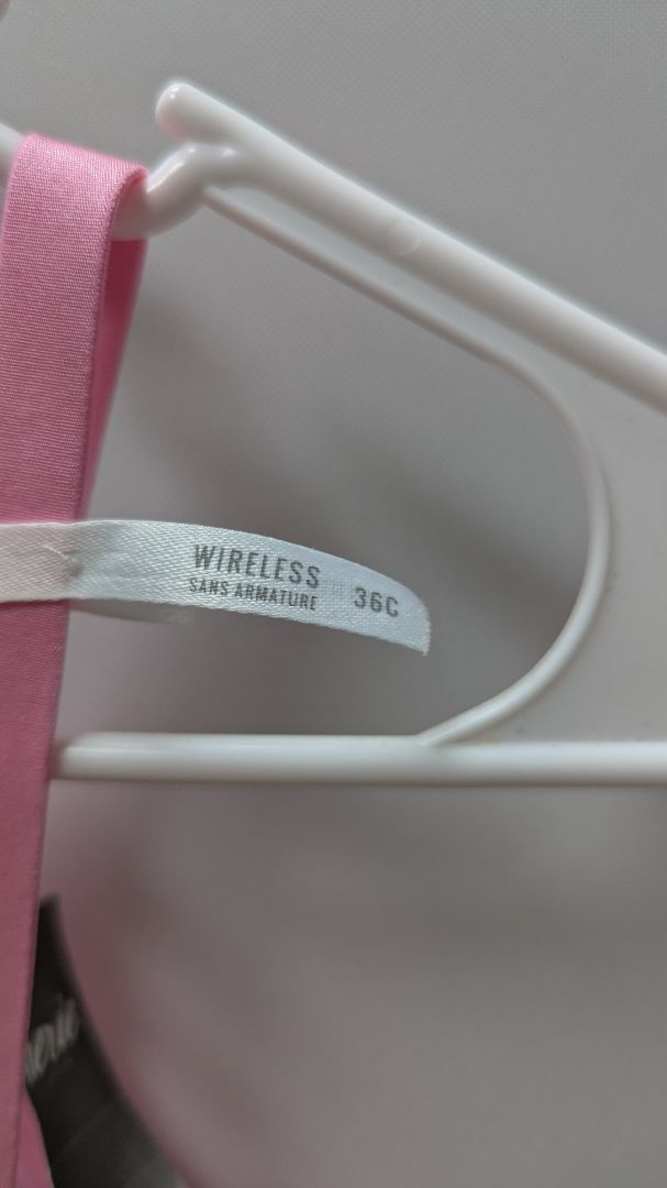 aerie Pink Real Sunnie Wireless Bra