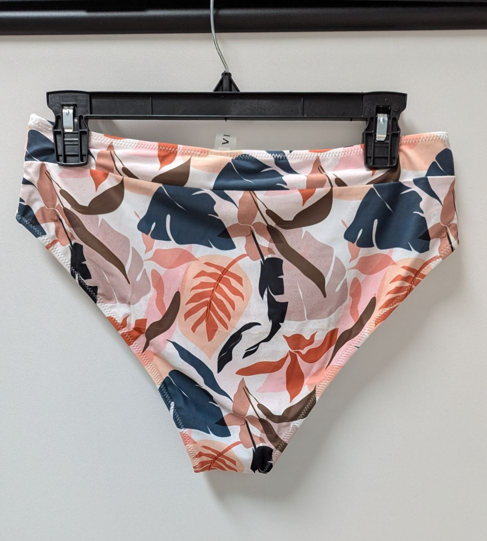 POPVIL Multicolor Tropical Botanical Print Bikini Bottoms