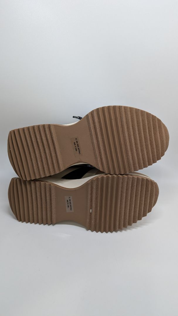 Dolce Vita Cream/Tan Color-Block Bynx Sneakers