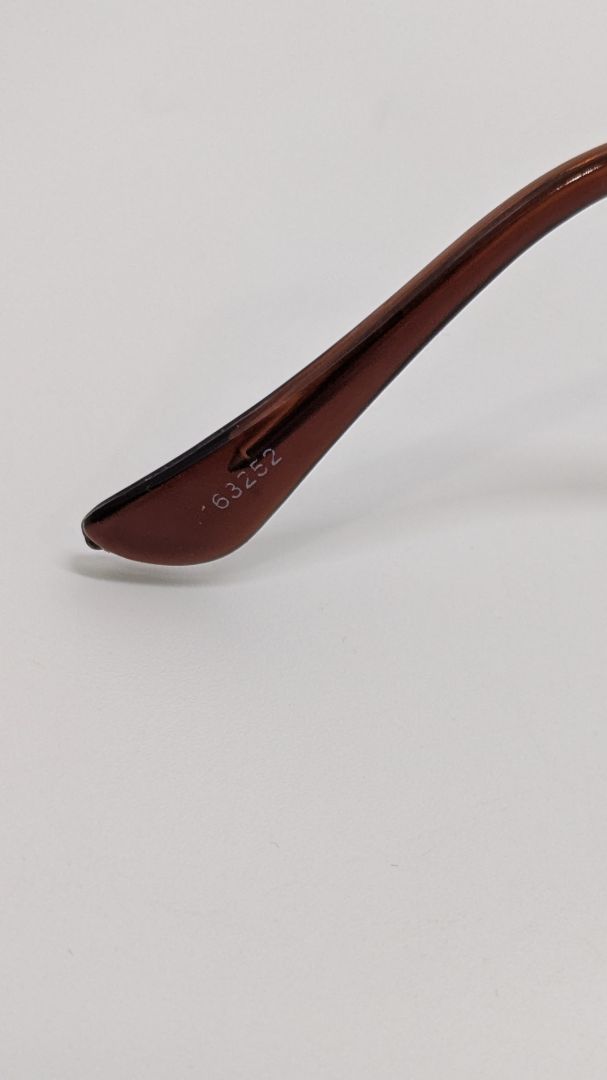 Gold-Tone Rimless Pilot Sunglasses