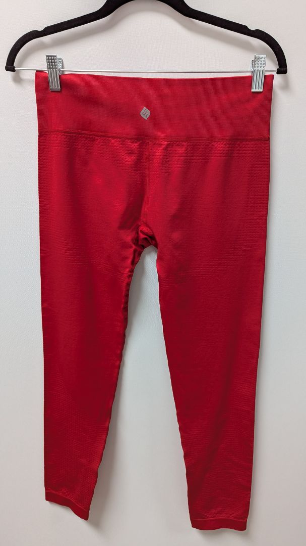 NOVA SPORT Red 2-Piece Active Crop Top & Leggings Set