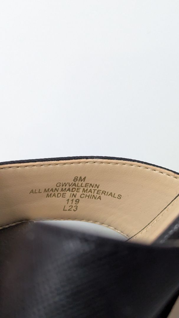 GUESS Black GW Vallenn Platform Block Heels