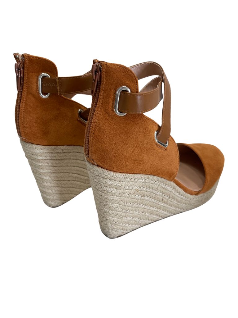 Pie Pie Buy Brown Suede Espadrille Wedges