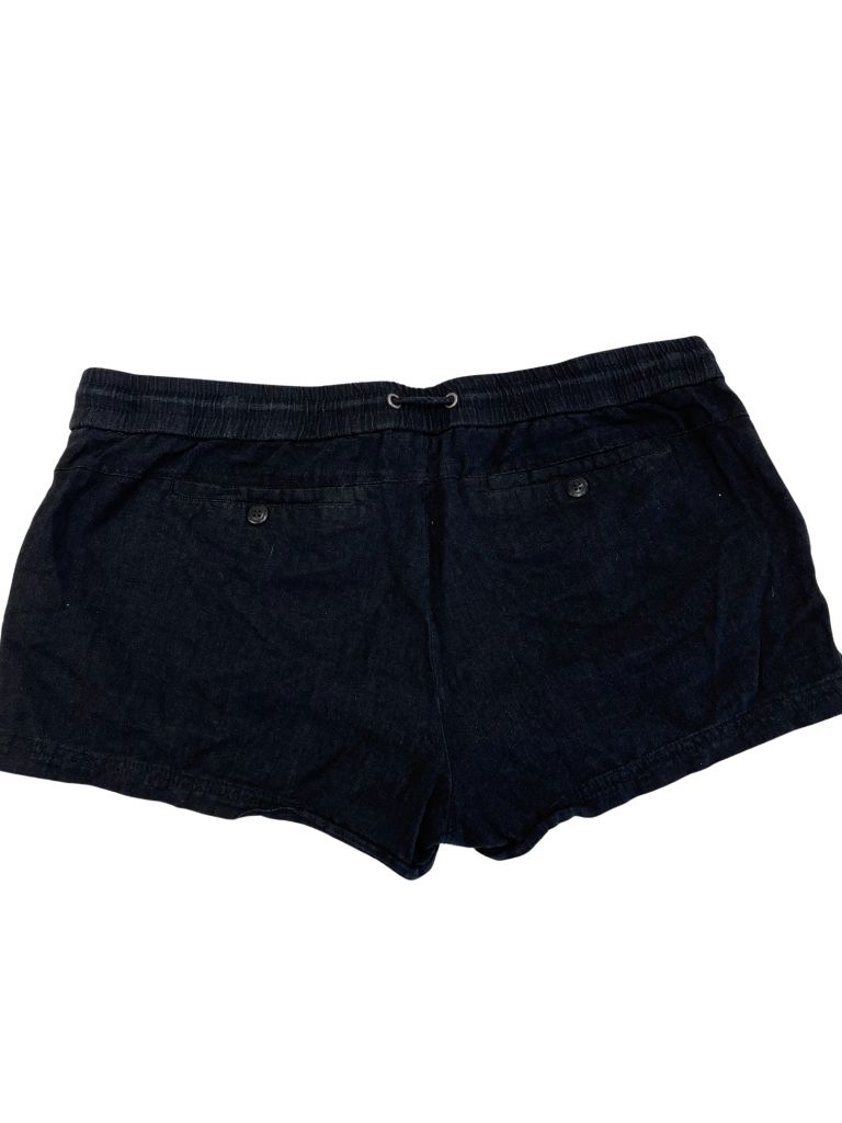 Rewind Black Linen Shorts
