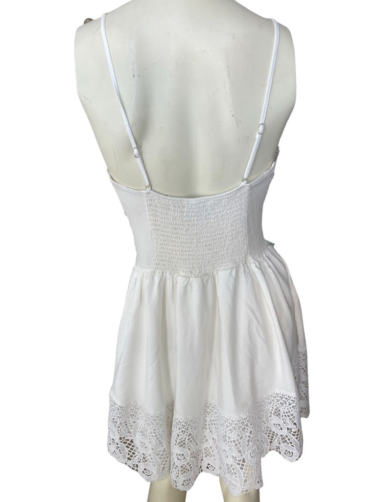 Rue 21 White Spaghetti Strap Mini Dress