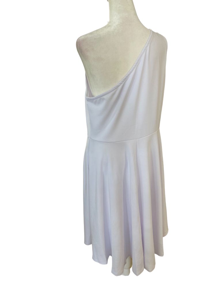 Sarin Mathews White One Shoulder Dress