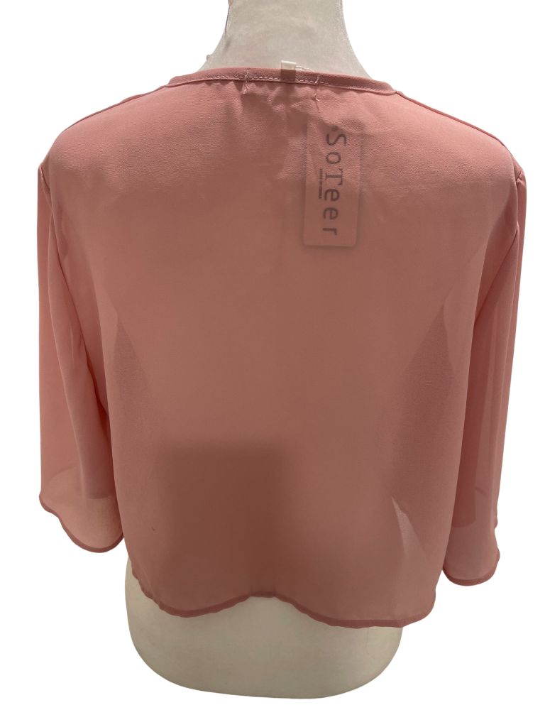 Soteer Rose Colored Sheer Coverup