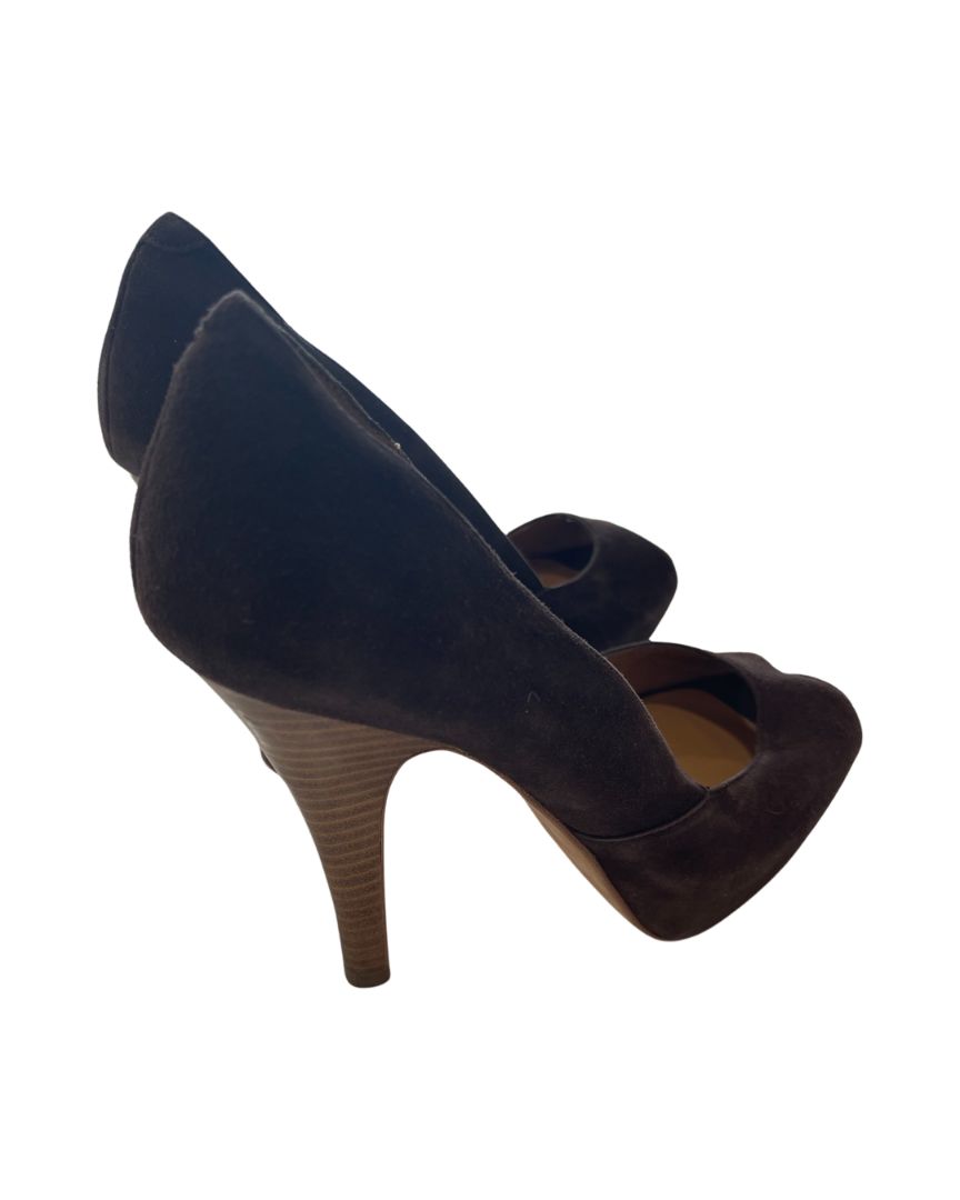 Steven by Steve Madden Brown Suede Heels